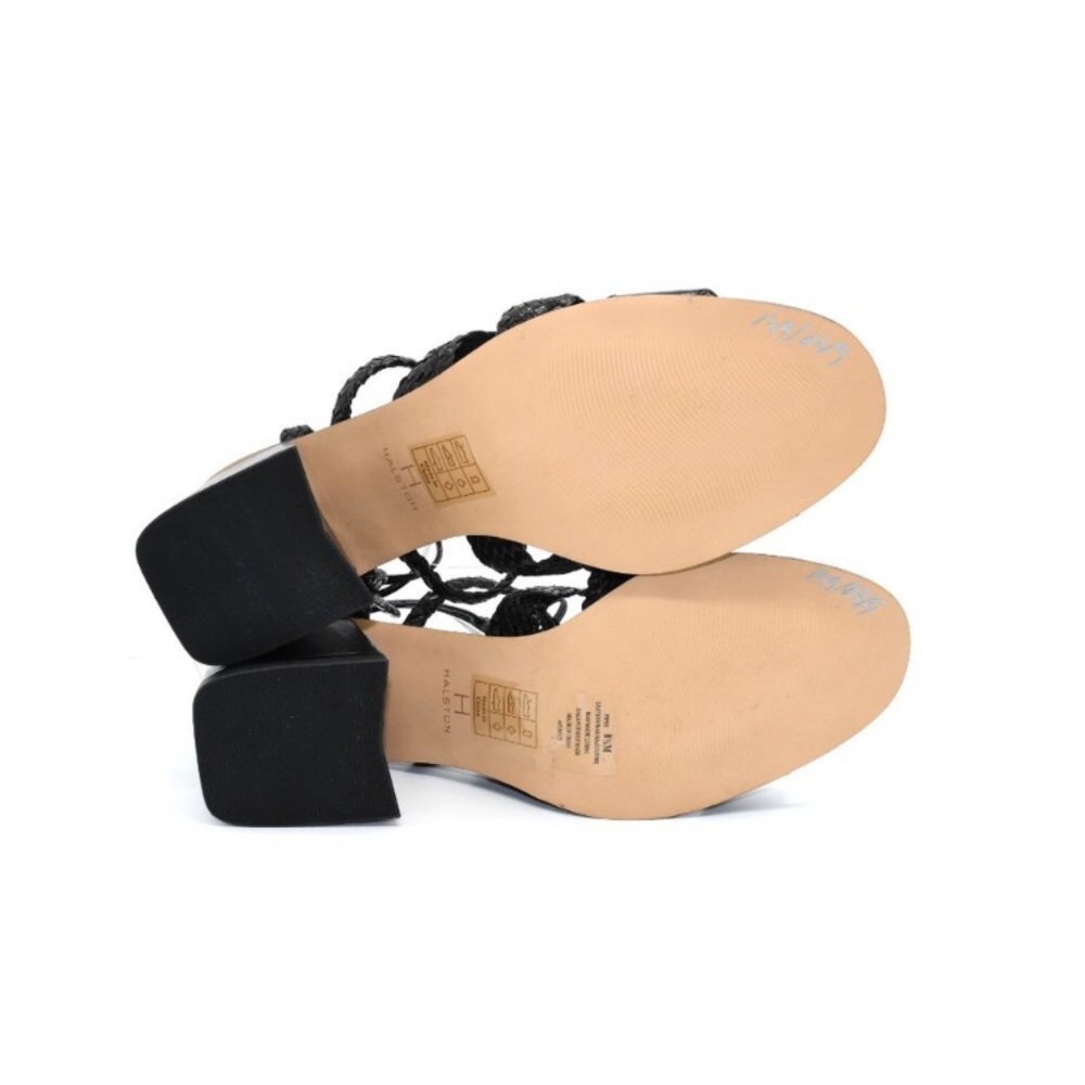 H by HALSTON, the Piper black sandals - Picture 6 of 8